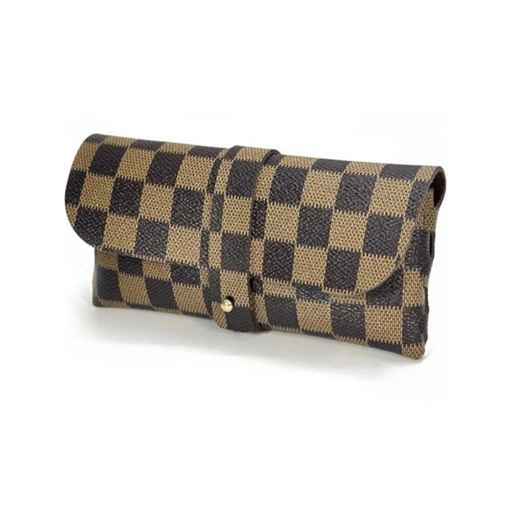 Fashion and Trendy Black and Brown Glasses Storage Bag Fashion Sunglasses Case